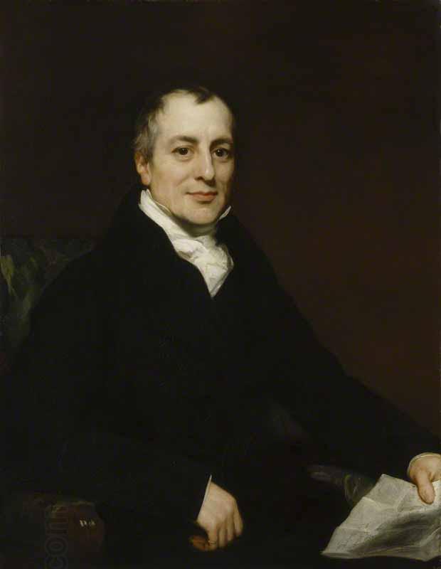 Thomas Phillips David Ricardo oil painting picture